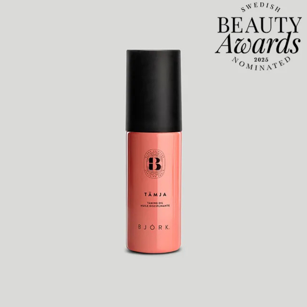 Tämja Taming Oil från Edmond Hair Shop – vårdande hårolja med sheasmör, jojobaolja och UV-skydd för glansigt och frissfritt hår.