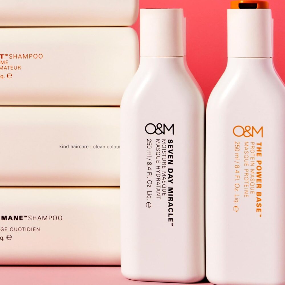 O&M hårinpackning – återfuktande och stärkande hårmask för torrt, färgat och skadat hår. Köp hos Edmond Hair Shop i Malmö.