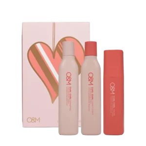O&M The Gift of Curl Control presentkit – schampo, balsam och curl cream för lockigt hår