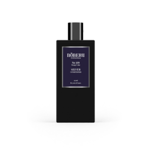 Nõberu Silver Conditioner som vårdar och neutraliserar gula toner i blont hår