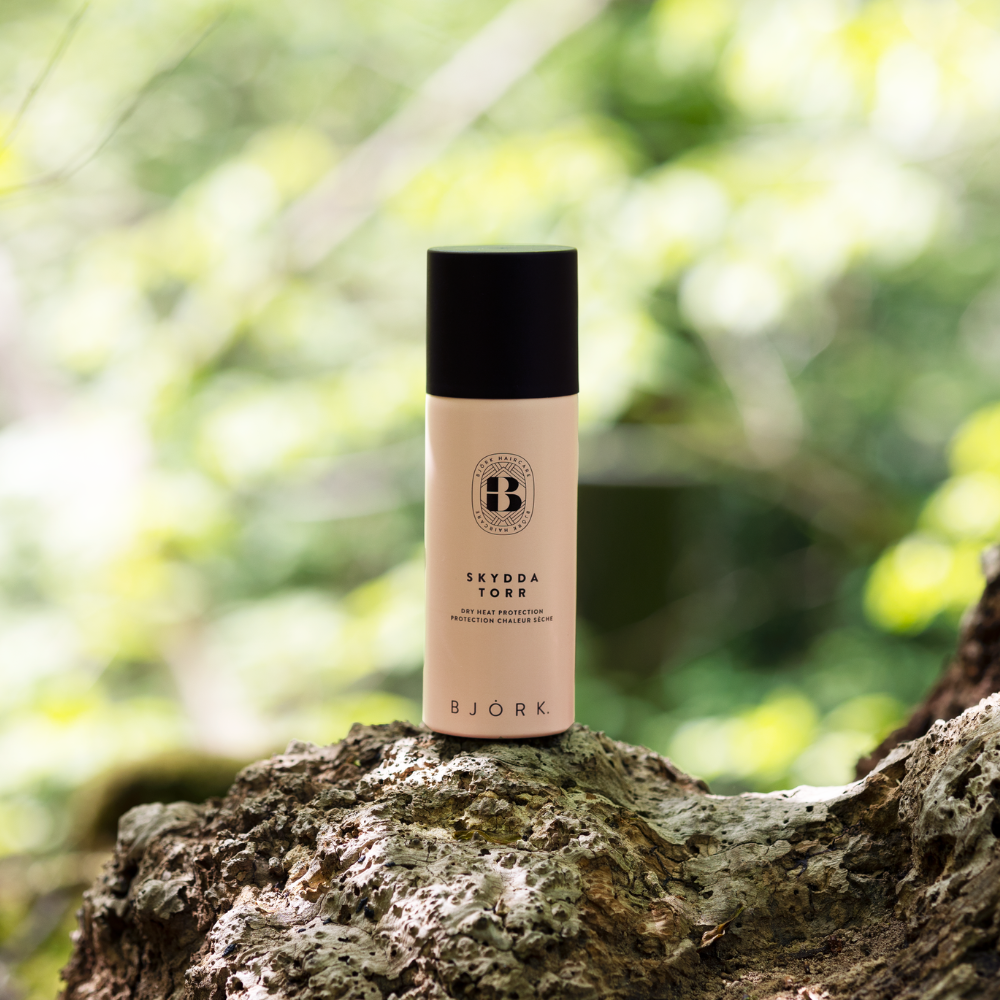 Värmeskydd för håret från BJÖRK – SKYDDA TORR torr värmeskyddsspray upp till 210 grader