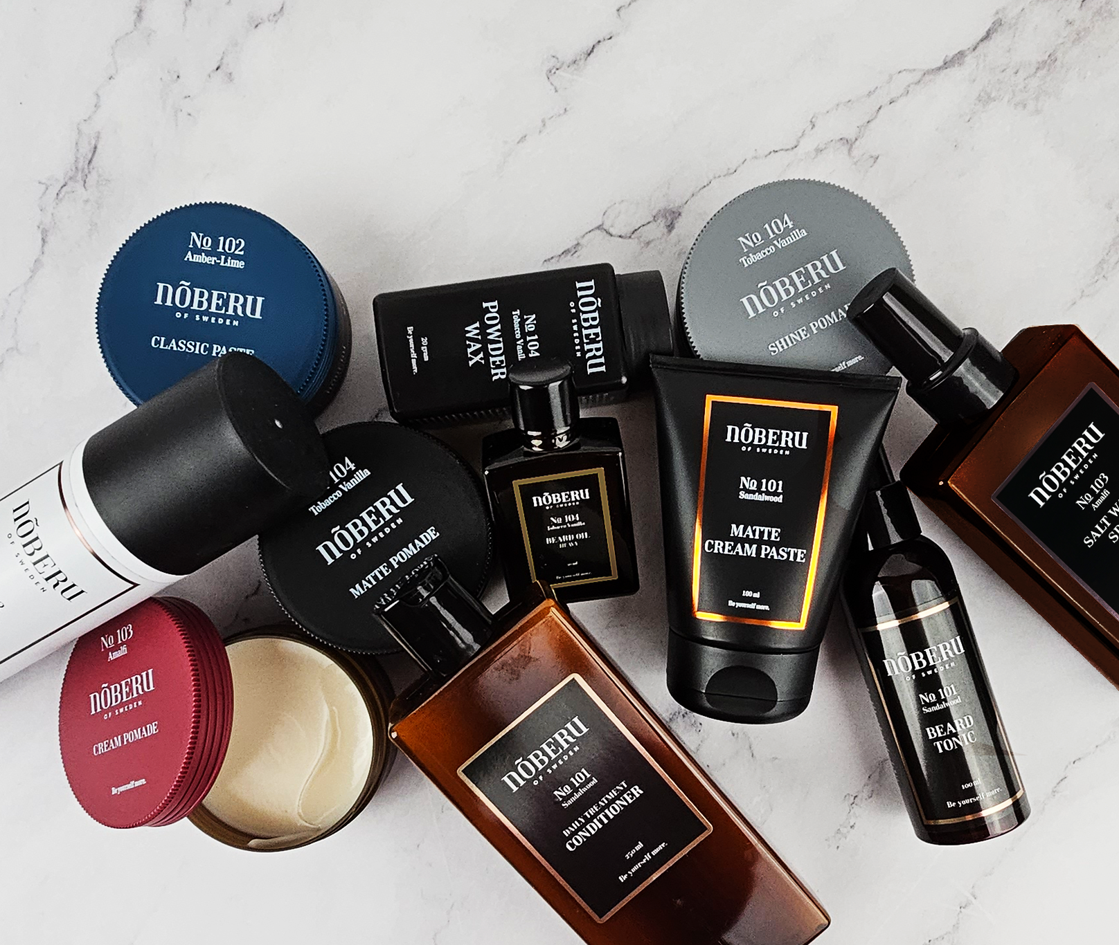 Noberu of Sweden hårvård och stylingprodukter hos Edmond Hair Shop