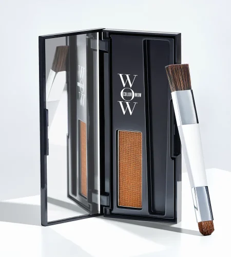 Color Wow Root Cover Up Red från Edmond Hair Shop – veganskt mineralpuder för att dölja utväxt, täcka grått hår och ge fylligare hår.